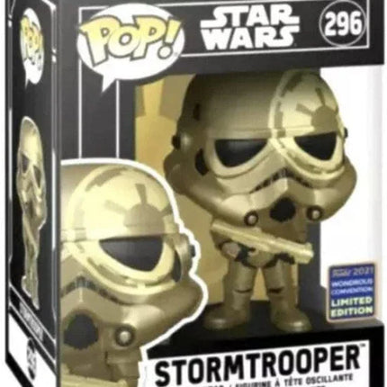 Funko POP! - WonCon Exclusive Star Wars: #296 - Golden Stormtrooper