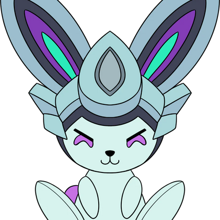 YouTooz - League of Legends: Grey Battle Bunny Plush (9in)