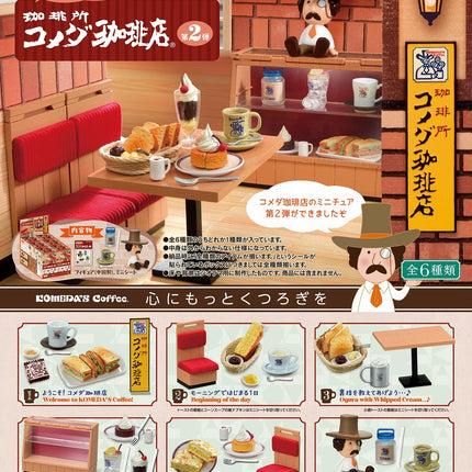 Re-Ment: Blind Box: Komeda Coffee 2 Blind Box (Single or CDU)