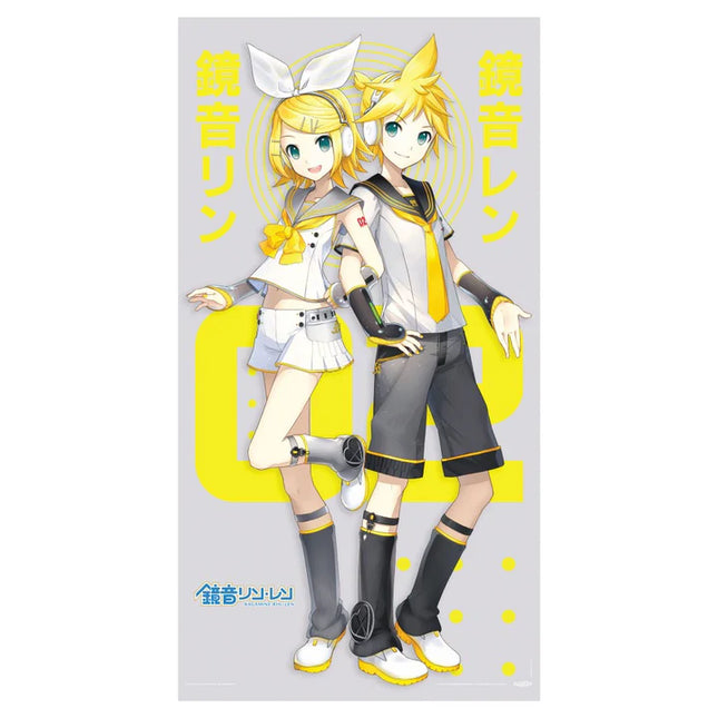Vocaloid VIRTUAL ARTIST LEN & RIN XL FABRIC POSTER