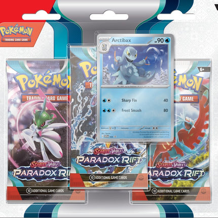 Pokemon TCG: Scarlet & Violet 4 Paradox Rift - 3-Pack Display Arctibax