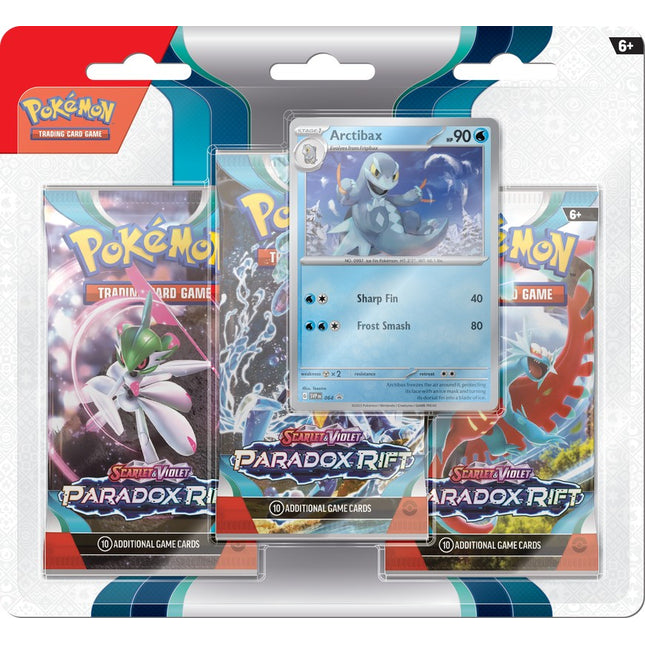 Pokemon TCG: Scarlet & Violet 4 Paradox Rift - 3-Pack Display Arctibax