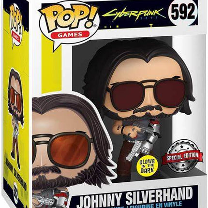 Funko POP! Cyberpunk 2077 Johnny Silverhand with Gun