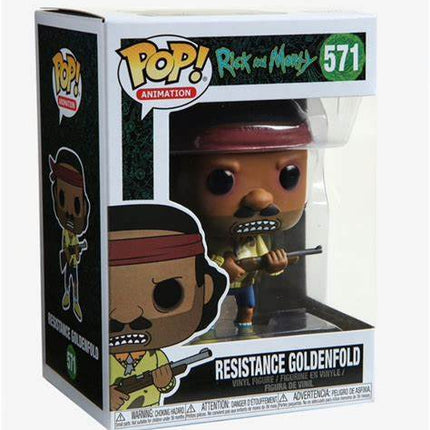 Funko POP! Animation - Rick and Morty - Resistance Goldenfold