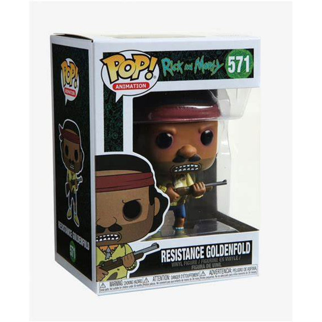 Funko POP! Animation - Rick and Morty - Resistance Goldenfold
