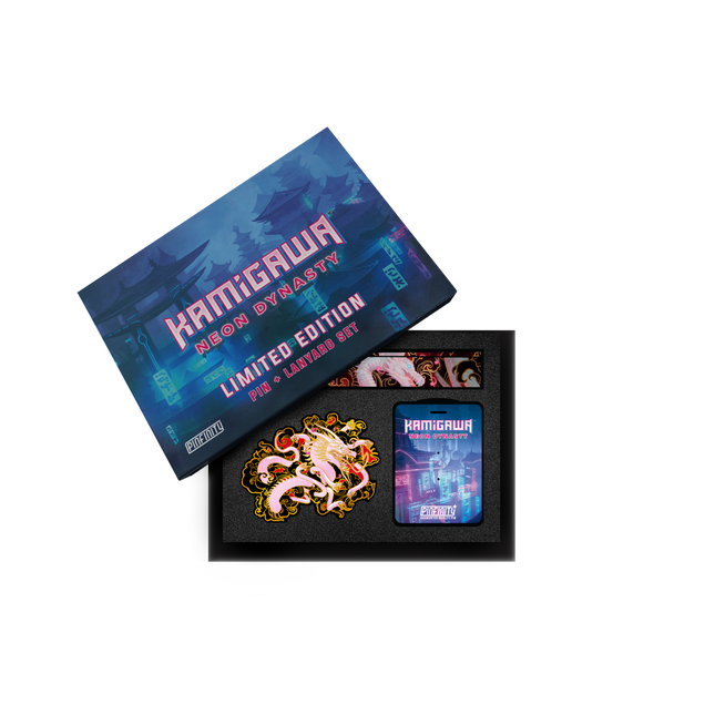 PMTG020 Limited Edition Kamigawa Neon Dynasty XL AR Pin + Lanyard Set