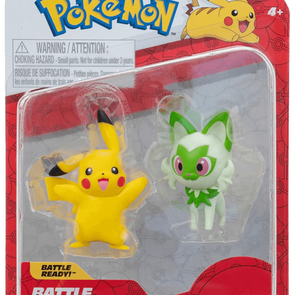 Pokemon: Battle Figure Generation IX 2 Pack (Sprigatito & Pikachu #6)