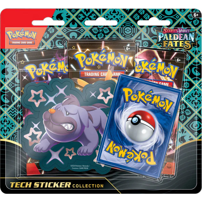 Pokemon TCG: Scarlet & Violet Paldean Fates - Tech Sticker Collection Maschiff