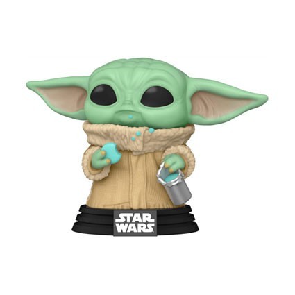 Funko POP! - Star Wars: Grogu with Cookie (flocked) limited edition