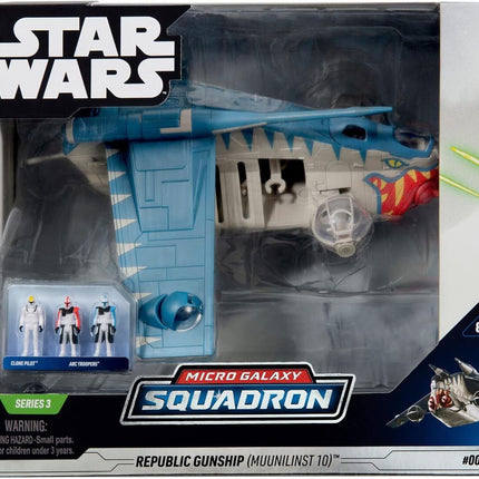 Star Wars:  Deluxe Vehicle (8" Vehicle & Figure) - Low Altitude Assault Transport (LAAT) (Muunilinst 10) - Series 3