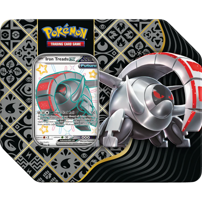 Pokemon TCG: Scarlet & Violet 4.5 Paldean Fates - 5-Booster Tin Iron Treads