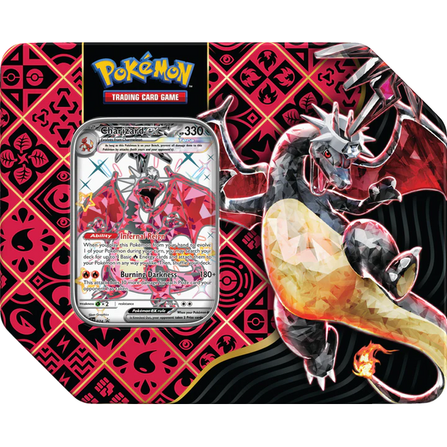 Pokemon TCG: Scarlet & Violet 4.5 Paldean Fates - 5-Booster Tin Charizard