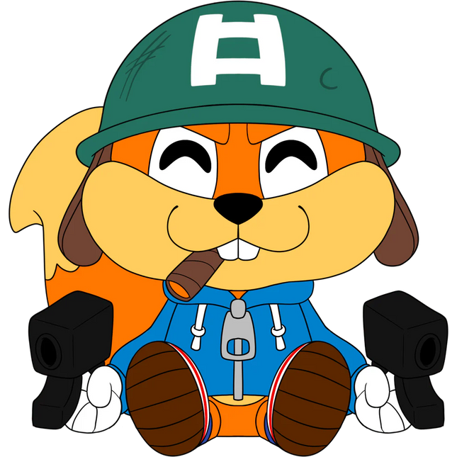 YouTooz - Conkers Bad Fur Day: Soldier Conker Plush (9IN) (Release Date 07/25)