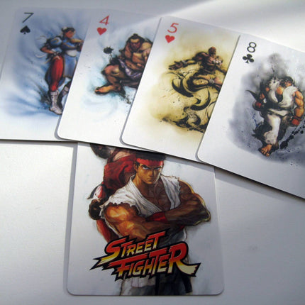 Street Fighter Playing Cards