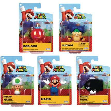 Nintendo SUPER MARIO 2.5" Figures - One sent at Random