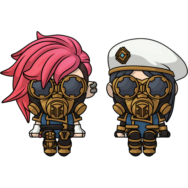 Youtooz - Arcane: Taskforce Caitlyn & Vi Monitor Buddiez