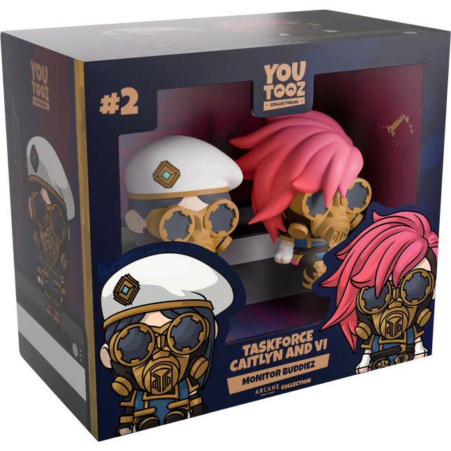 Youtooz - Arcane: Taskforce Caitlyn & Vi Monitor Buddiez