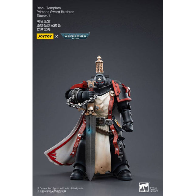 Warhammer 40K 1/18 Scale Black Templars Primaris Sword Brethren Eberwulf