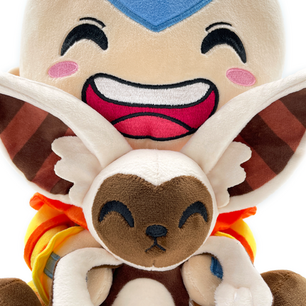 YouTooz - Avatar: The Last Airbender: Aang and Momo Sit Plush (1ft)