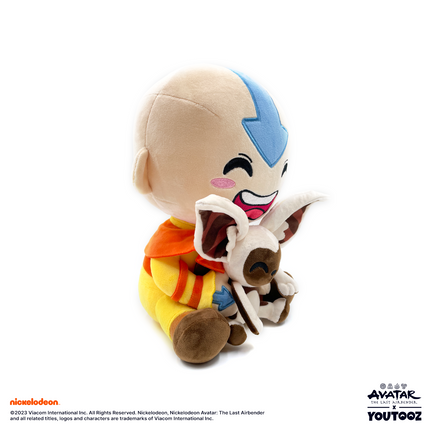 YouTooz - Avatar: The Last Airbender: Aang and Momo Sit Plush (1ft)