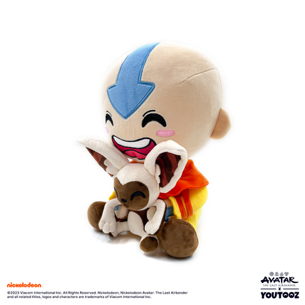 YouTooz - Avatar: The Last Airbender: Aang and Momo Sit Plush (1ft)