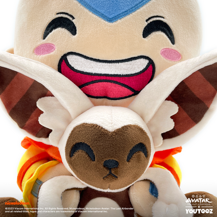 YouTooz - Avatar: The Last Airbender: Aang and Momo Sit Plush (1ft)
