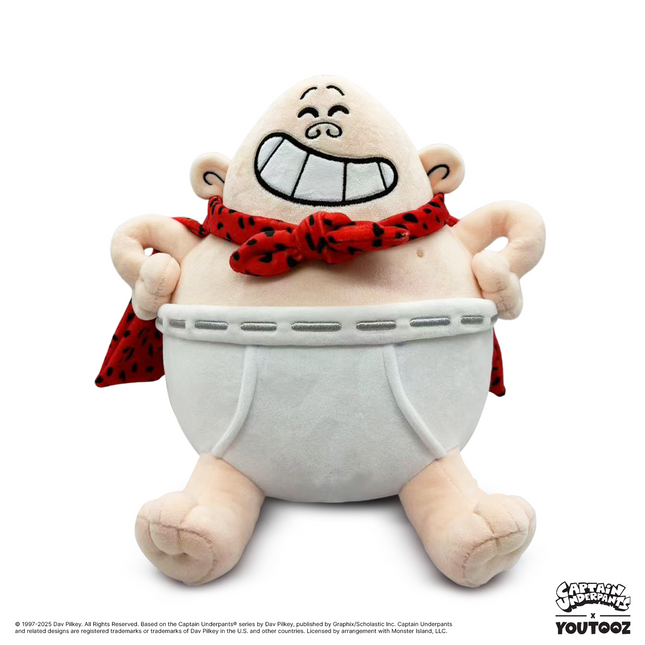 Youtooz - Captain Underpants: Captain Underpants Plush (9IN) (Release Date 11/26)