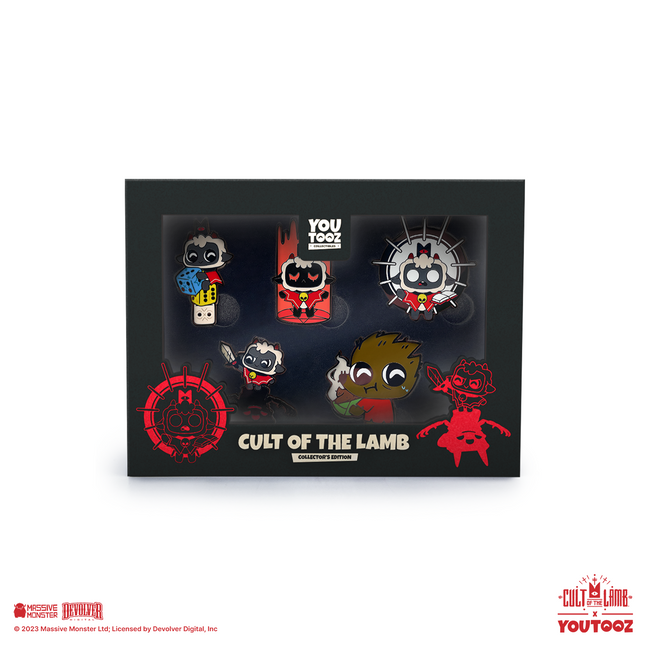 Youtooz - Cult of The Lamb - Cult of Lamb Pin Set