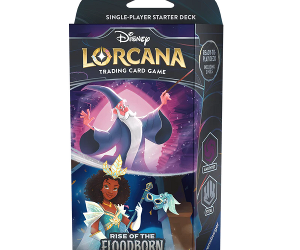 Disney Lorcana: Rise Of The Floodborn Starter Deck – Merlin & Tiana – PNA  Store