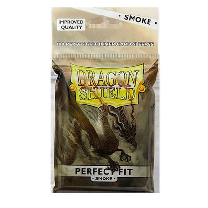 Dragon Shield - Perfect Fit Standard Size Sleeves 100pk (Smoke)