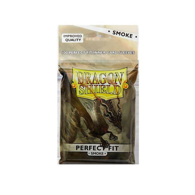 Dragon Shield - Perfect Fit Standard Size Sleeves 100pk (Smoke)