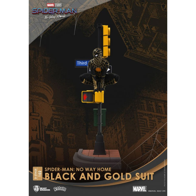 Beast Kingdom - DS-102 Spider-Man: No Way Home Black and Gold Suit