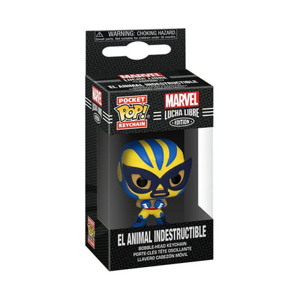 Funko Pocket POP! Marvel Lucha Libre Wolverine Keychain