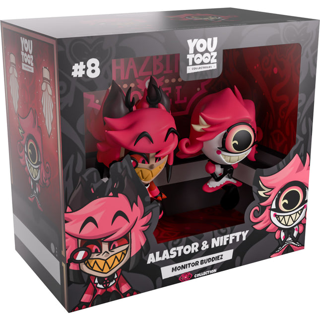 Youtooz - Hazbin Hotel: Alastor and Niffty Monitor Buddiez (Release Date 12/25)