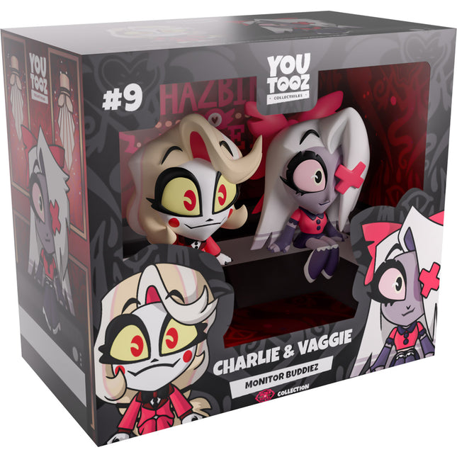 Youtooz - Hazbin Hotel: Charlie and Vaggie Monitor Buddiez (Release Date 12/25)