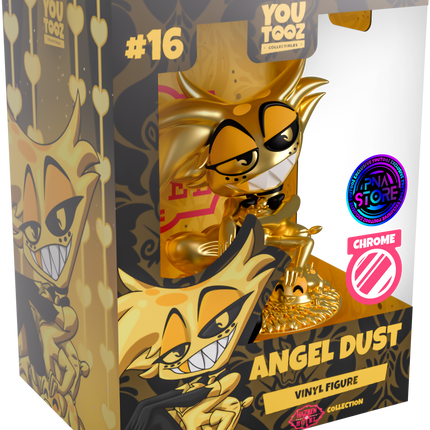 Youtooz - Hazbin Hotel: Gold Chrome Angel Dust (Release Date 12/25) - UK & EU exclusive