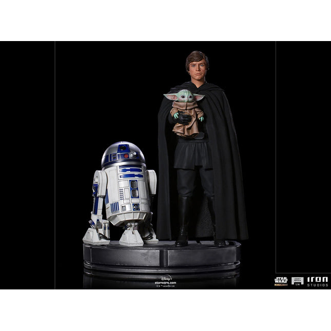 The Mandalorian 1/4 Legacy Scale Figure Luke Skywalker, R2-D2 And Grogu