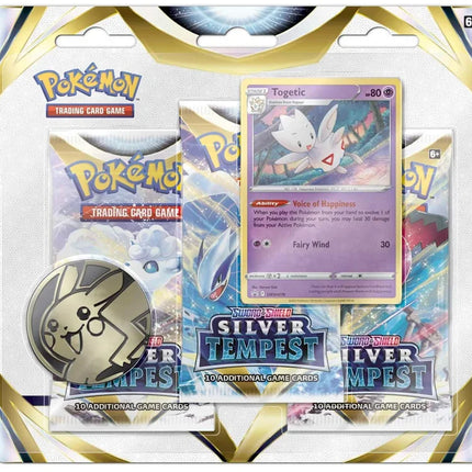 Pokemon TCG: Sword & Shield 12 Silver Tempest 3-Pack Booster - Togetic