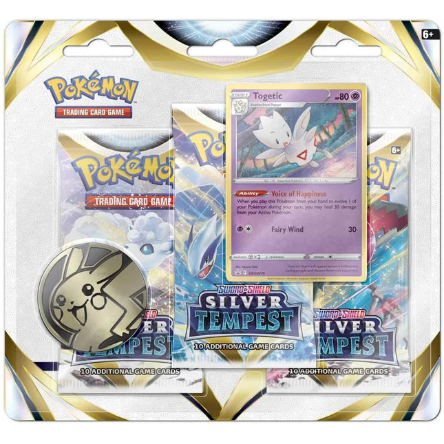 Pokemon TCG: Sword & Shield 12 Silver Tempest 3-Pack Booster - Togetic