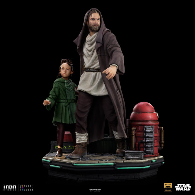 Star Wars - Obi-Wan and Young Leia Deluxe 1/10 Scale Figure