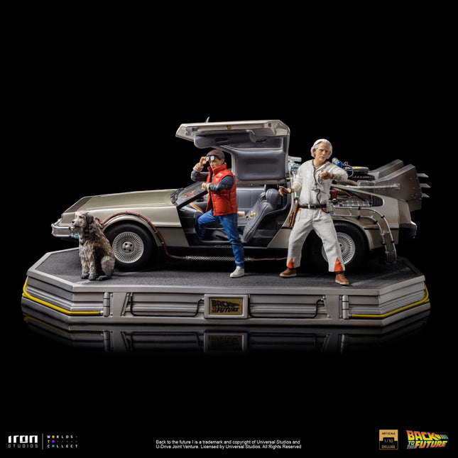 Back to the Future 1/10 Scale Deluxe Figure DELOREAN FULL SET