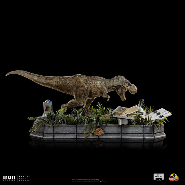 Jurassic Park - Demi 1/20 Scale Figure Rex and Donald Gennaro