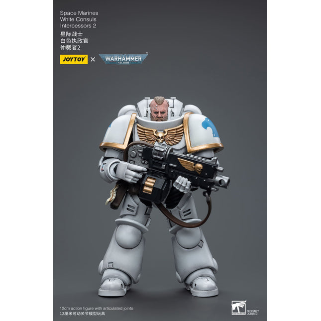 Warhammer 40K 1/18 Scale Space Marines White Consuls Intercessors 2