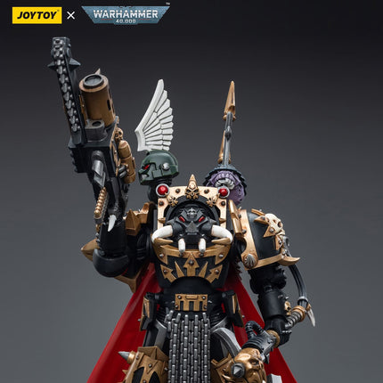 Warhammer 40K 1/18 Scale Chaos Space Marines Black Legion Chaos Lord in Terminator Armour