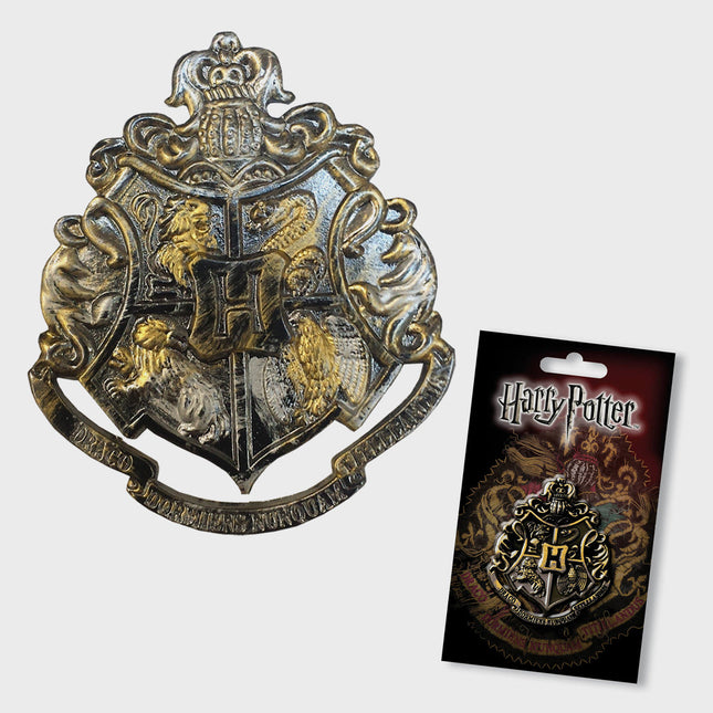 Harry Potter - Hogwarts Crest Gun Metal Pin