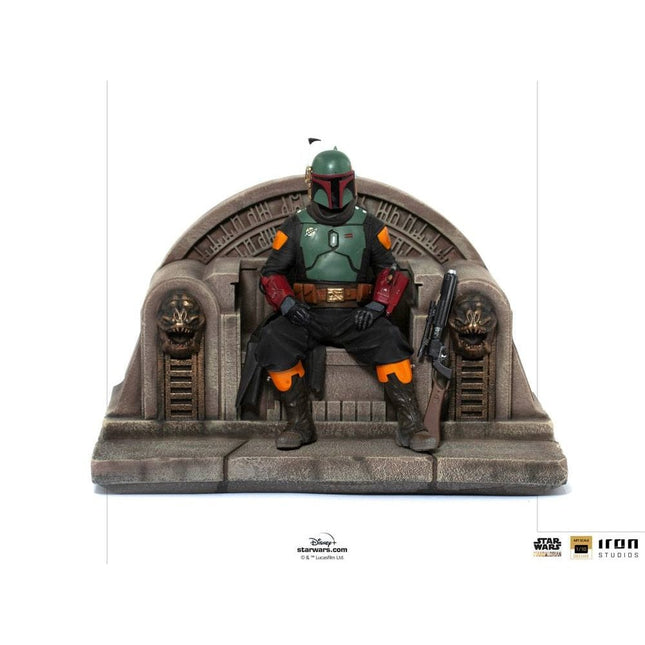 The Mandalorian - Boba Fett on Throne Deluxe Art 1/10 Scale Figure