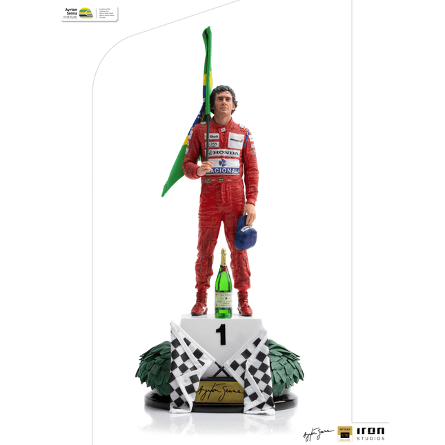 GP Brazil 1991 - Ayrton Senna Deluxe Art Scale 1/10 Figure