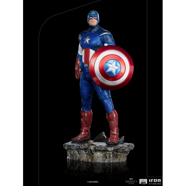 The Infinity Saga 1/10 Scale Figure Captain America Battle of NY
