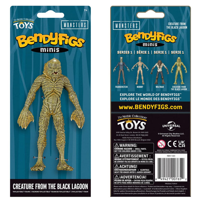 Universal Monsters - Creature From The Black Lagoon Mini Bendyfig