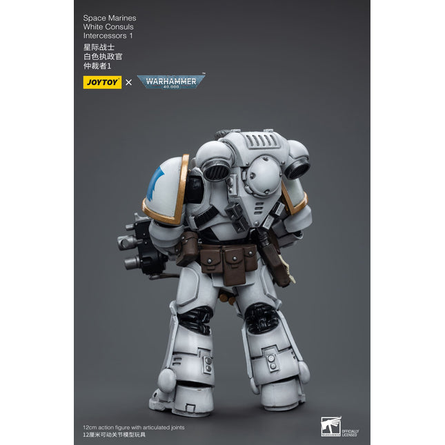 Warhammer 40K 1/18 Scale Space Marines White Consuls Intercessors 1